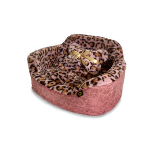 leopard dog bed