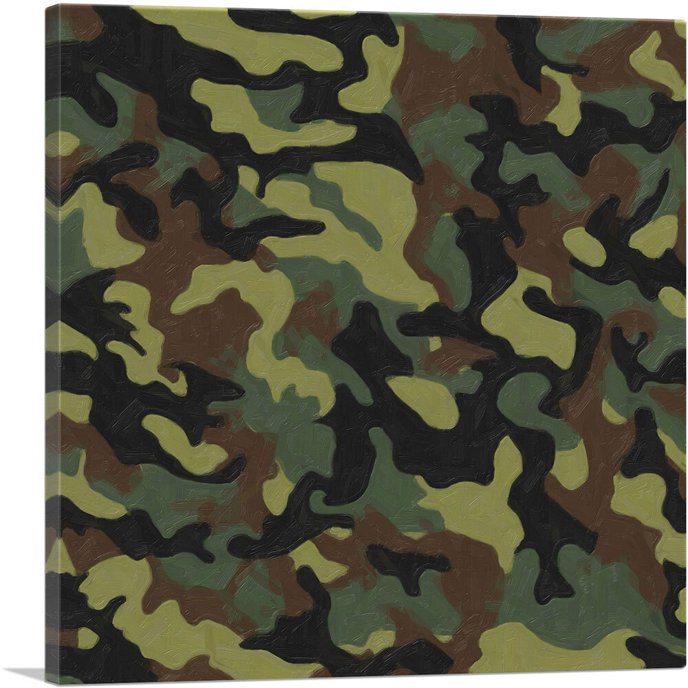 Artcanvas Artcanvas Army Green Black Brown Camo Camouflage Pattern Canvas  Art Print | Wayfair.ca | Canvas Art Prints, Patterns Canvas, Hang Canvas Art