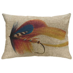 Multicolor 18x18 BoredKoalas Fishing Trout Pattern Cool Fly Fishing Angling Fisherman Angler Throw Pillow 