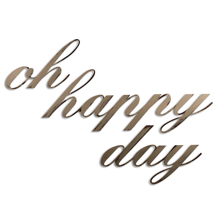 Winston Porter Oh Happy Day Wall Décor & Reviews Wayfair