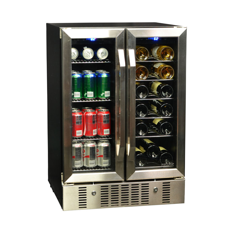 NewAir 18 Bottle Dual Zone Convertible Wine Cooler & Reviews Wayfair