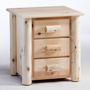 Frontier 3 Drawer Nightstand
