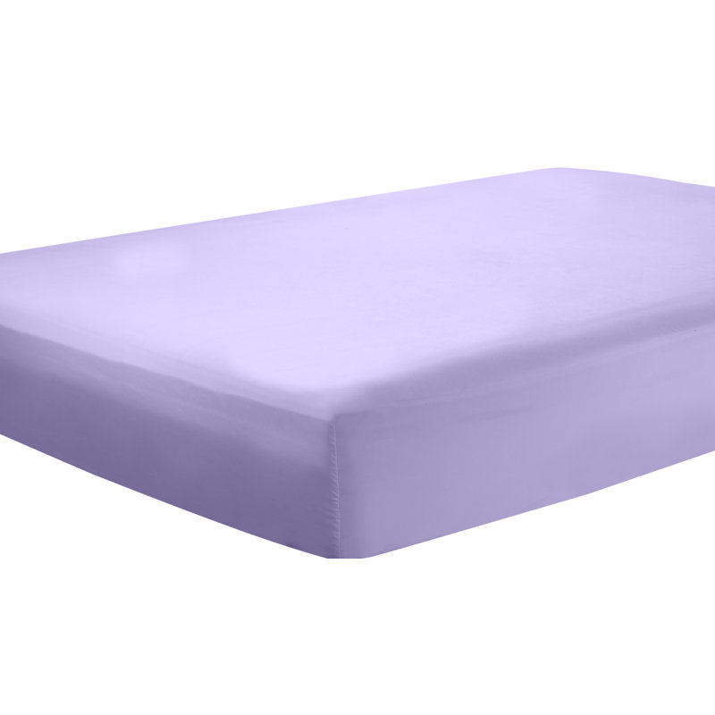 Ebern Designs Benn Single Deep Pocket Solid Color Fitted Sheet