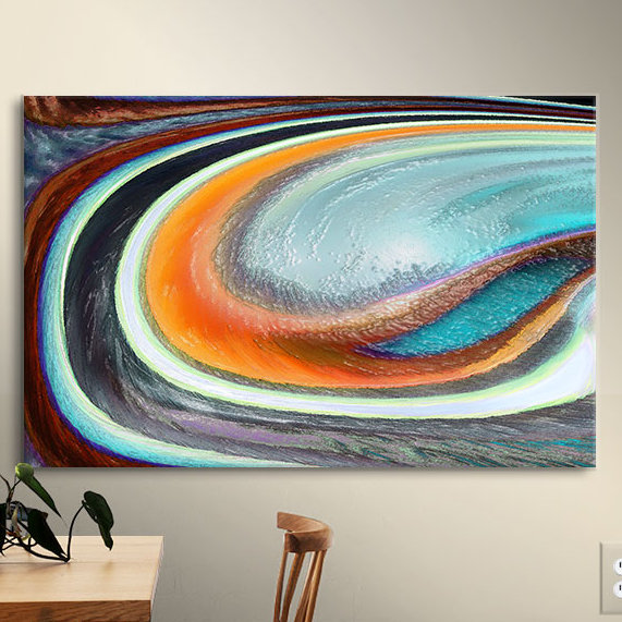 Artwall Currents By Dean Uhlinger Painting Print On Wrapped