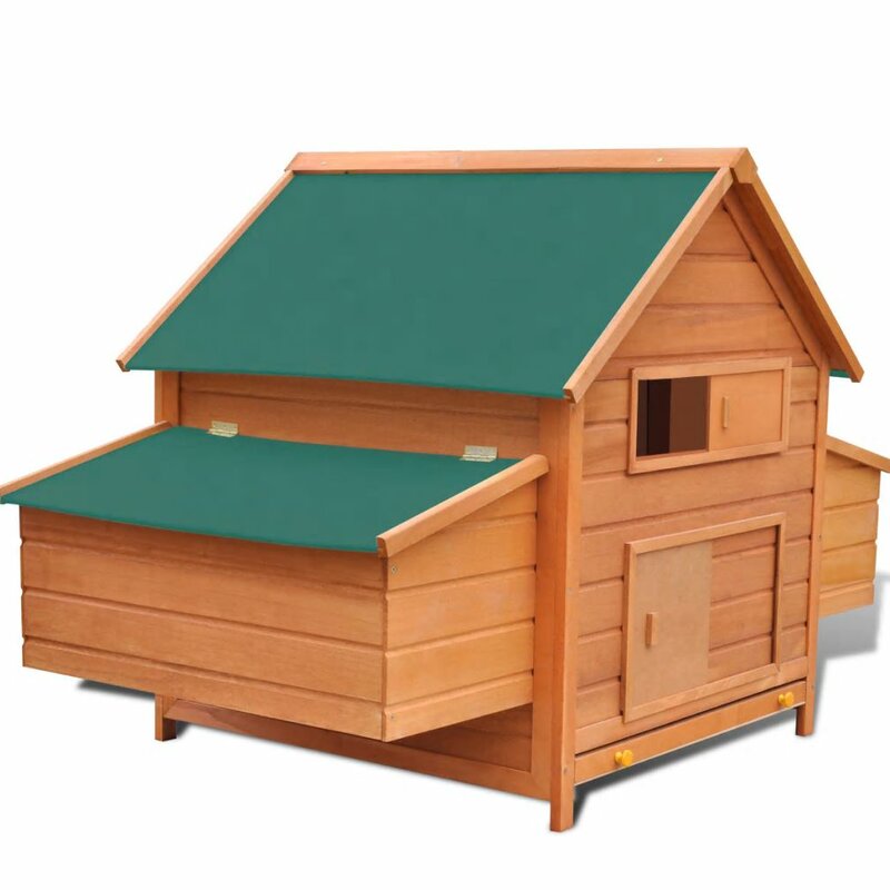 Vidaxl Chicken Coop With Nest Box Wayfair