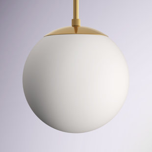 white globe ceiling light