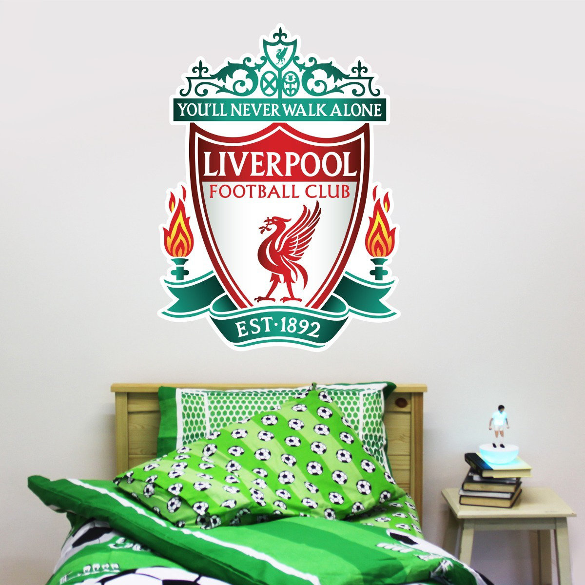 Themed Liverpool FC Crest + LFC Wall Sticker Set Wayfair.co.uk
