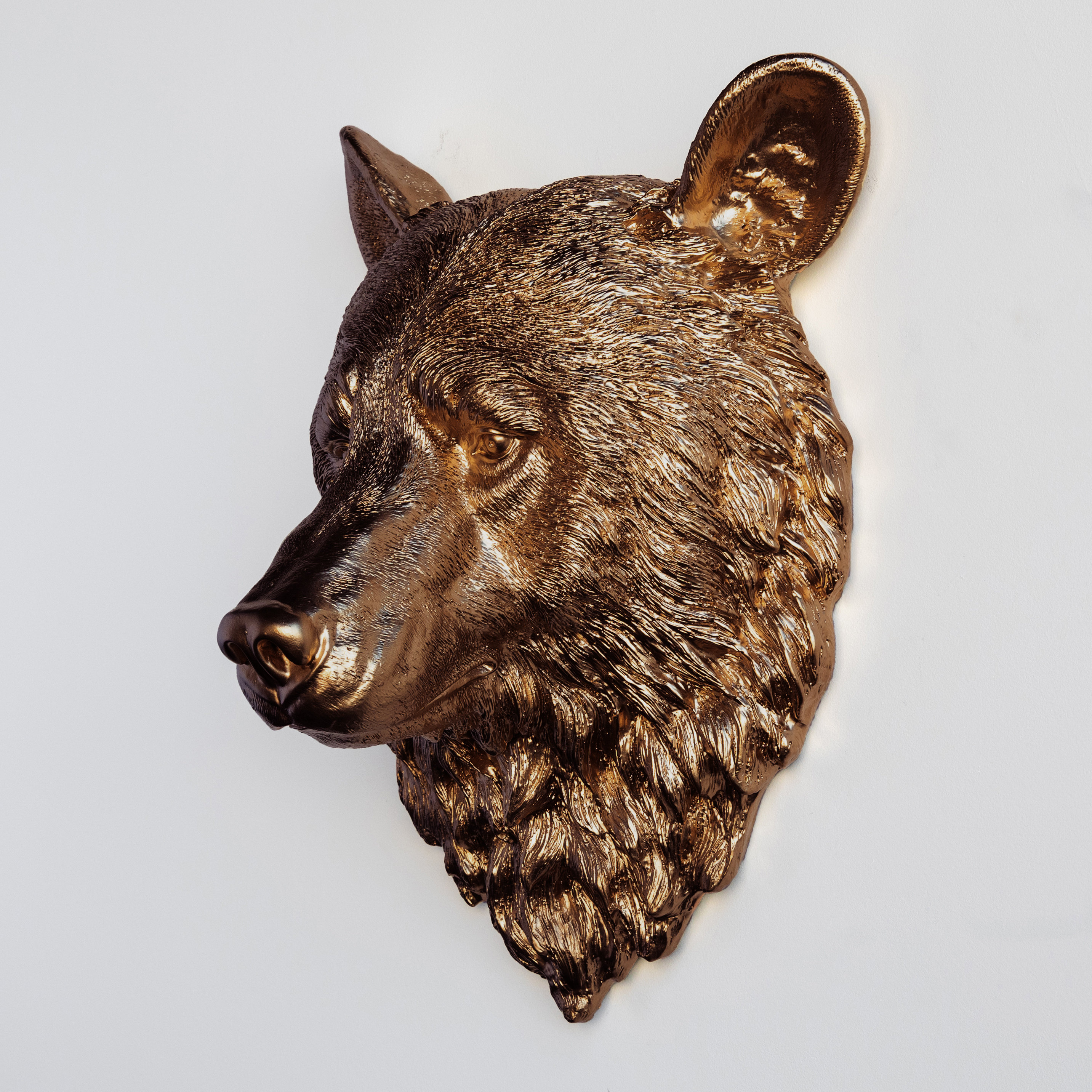 Millwood Pines Faux Taxidermy Bear Head Wall Décor & Reviews | Wayfair