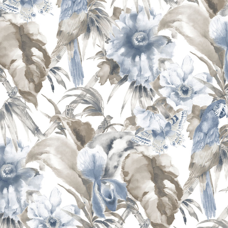 August Grove Crespin 32 7 L X 20 5 W Birds Of Paradise Wallpaper