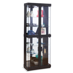 Go to store & view more images Philip Reinisch Co. Rohe II Lighted Curio Cabinet