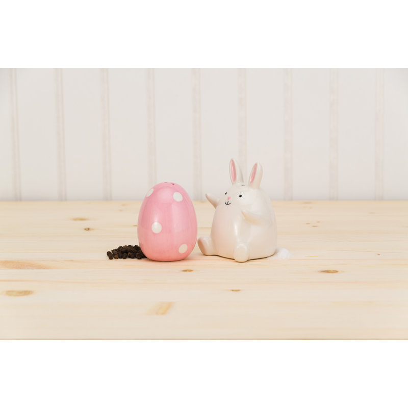 Global Amici Funny Bunny Ceramic Salt And Pepper Shaker Set Wayfair Find a pair of salt & pepper shakes that'll make you laugh and feel right at home on your dining room table. global amici funny bunny ceramic salt and pepper shaker set
