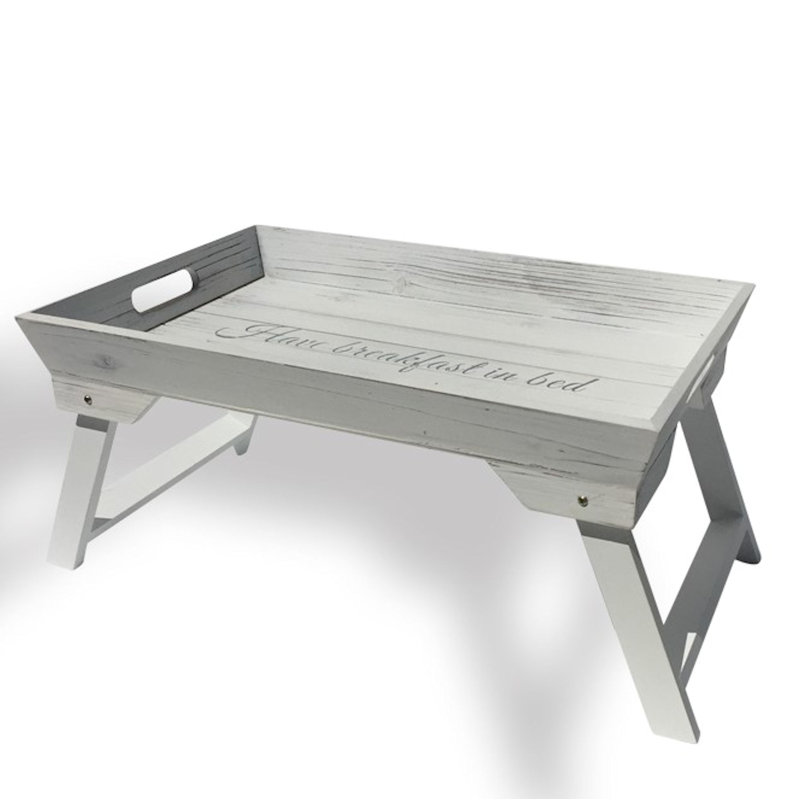 August Grove Shipman Have Breakfast In Bed Tray Reviews Wayfair Shipman Have Breakfast In Bed Tray