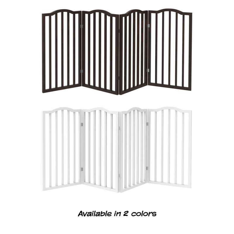 white picket fence folding pet gate