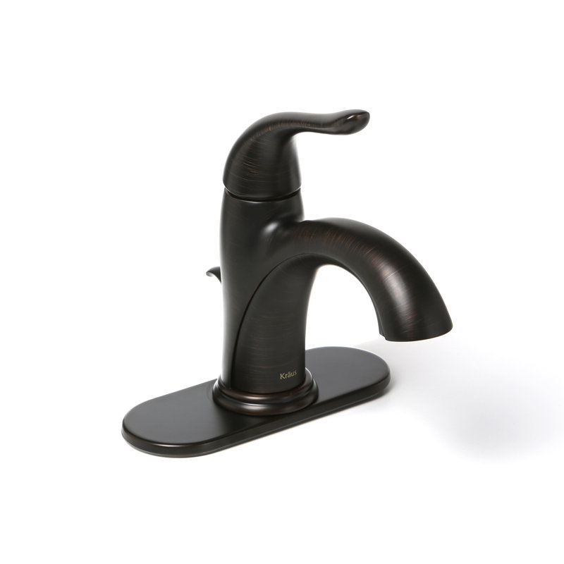 Fus 1011orb Sn Ch Kraus Copper Arcus Centerset Single Hole Faucet Bathroom Faucet Reviews Wayfair