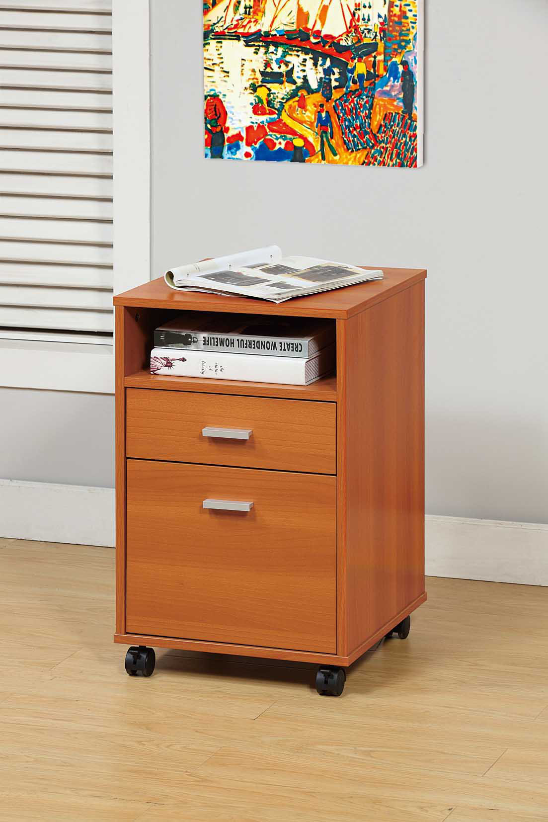 Winston Porter Eubank 2 Drawer Mobile Vertical Filing Cabinet