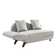 Corrigan Studio® Hartleton Tufted One Left Recessed Arms Chaise Lounge ...