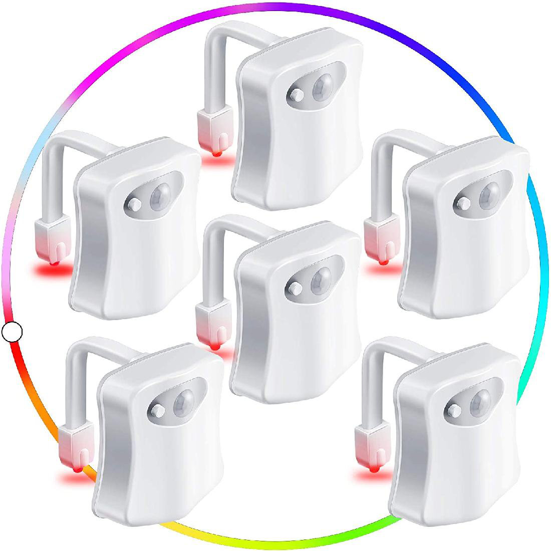 Bowl Bathroom Toilet Night LED 16 Color Lamp Sensor Light Motion Activated Light Bowl Bathroom Toilet Night LED 16 Color Lamp Sensor Light Motion Activated Light