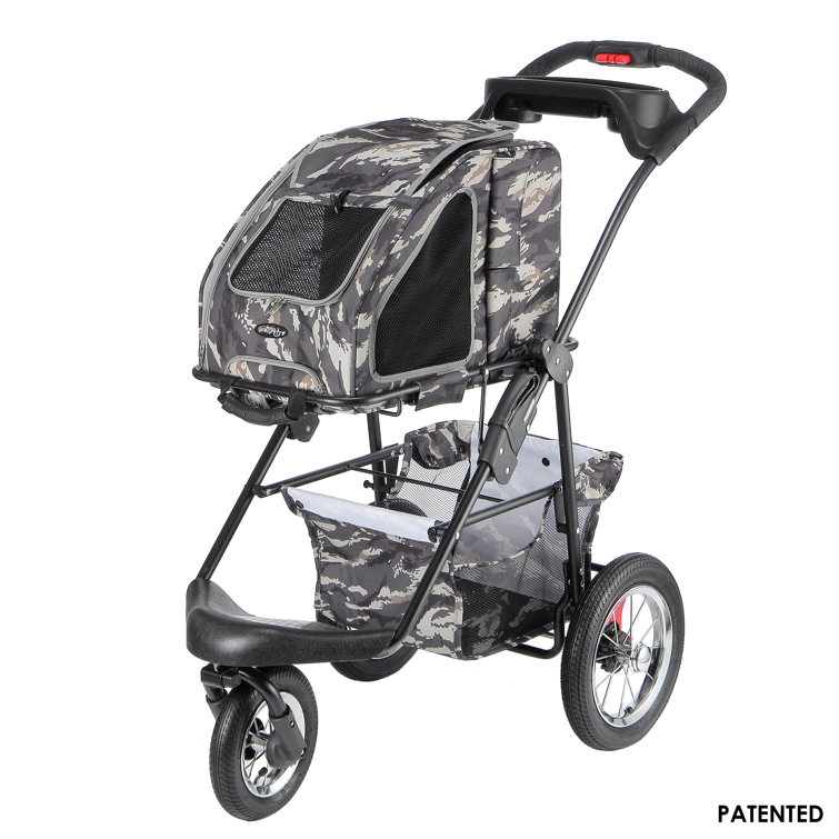 Petique Folding Standard Stroller with Detachable Carrier Wayfair Canada