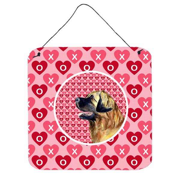 Carolines Treasures Bichon Frise Hearts Wall Hook Small Multicolor