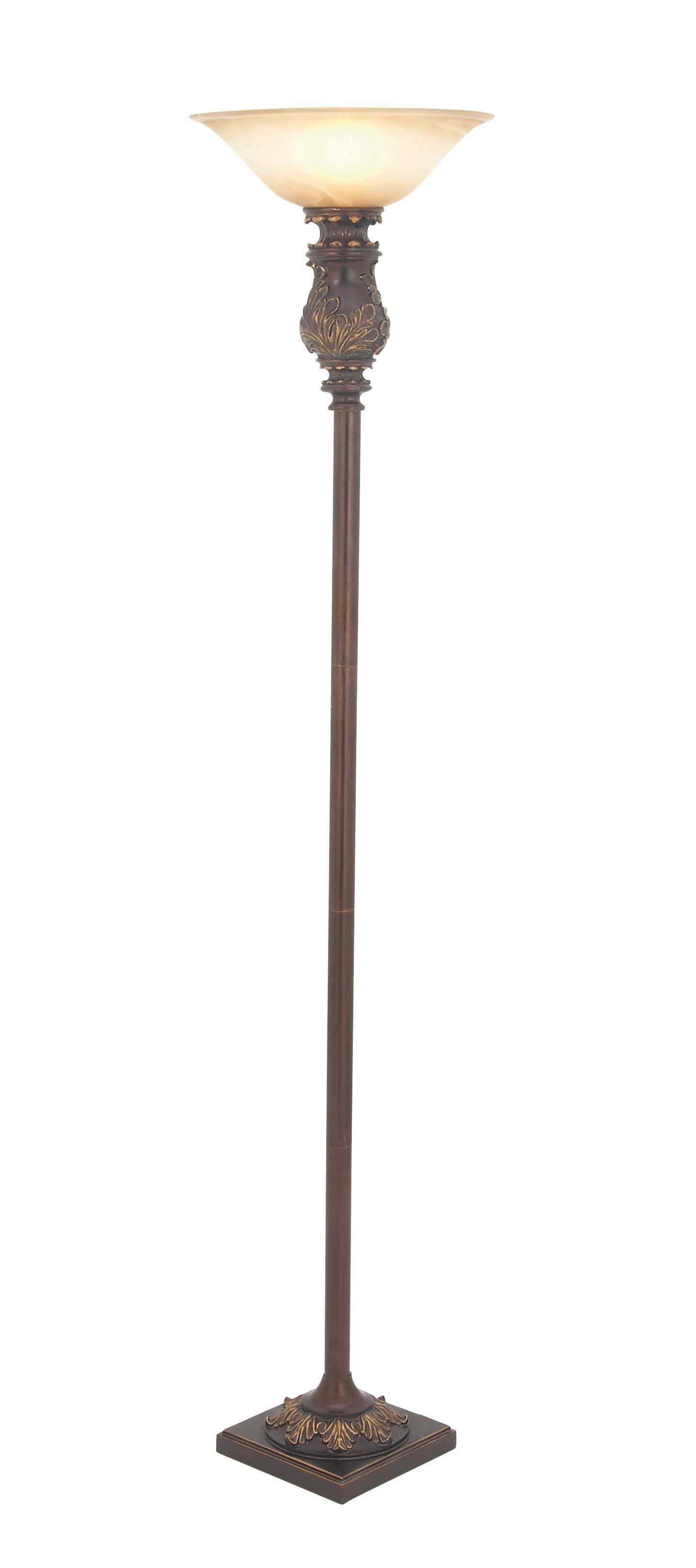 torchiere floor lamp bronze