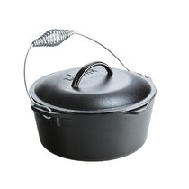 Deckelheber Dutch Oven Black Pot Wildfox Feuertopf 12 qt mit Standfüßen incl 