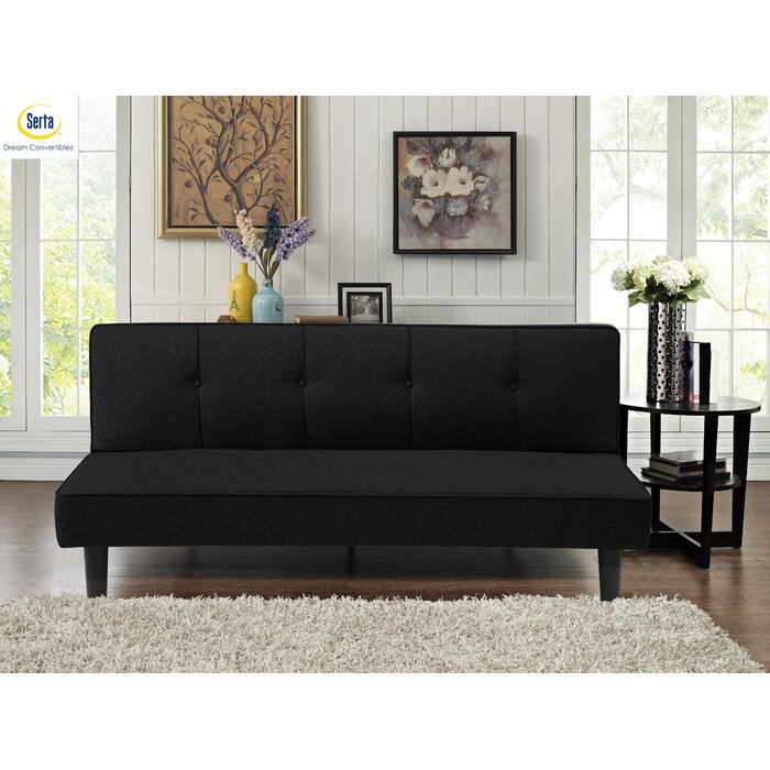 London Full 66 1 Tufted Back Convertible Sofa