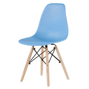 George Oliver Simple Retro Plastic Dining Chair Lounge Chair Office Chair Solid Wood Legs Pp Seat Surface Full Disassembly Structure Reinforced Steel Frame X4 Wayfair