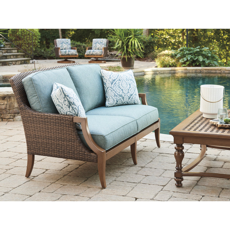 Tommy Bahama Outdoor Harbor Isle 5 Piece Deep Seating Group With Cushions Perigold