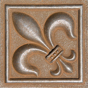 Fleur De Lis Backsplash Tiles Wayfair 4 X Fleur De Lis Deco Accent Tile In Rust