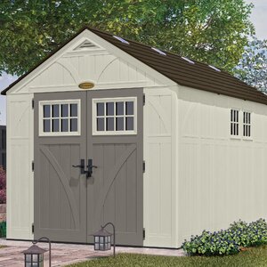 Tremont 8 ft. 5 in. W x 13 ft. 3 in. D Plastic Storage Shed