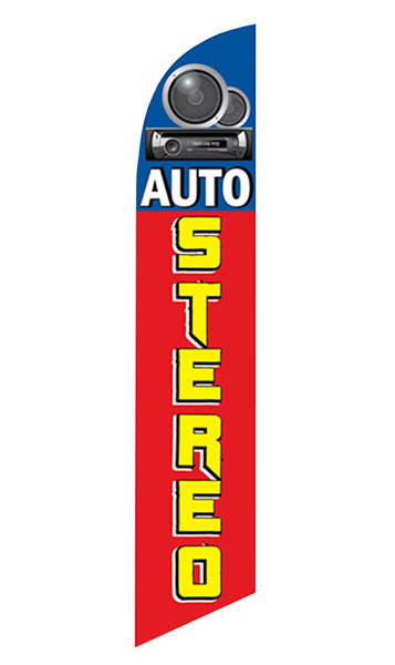 Neoplex Auto Stereo Polyester 138 X 30 In Feather Banner Wayfair