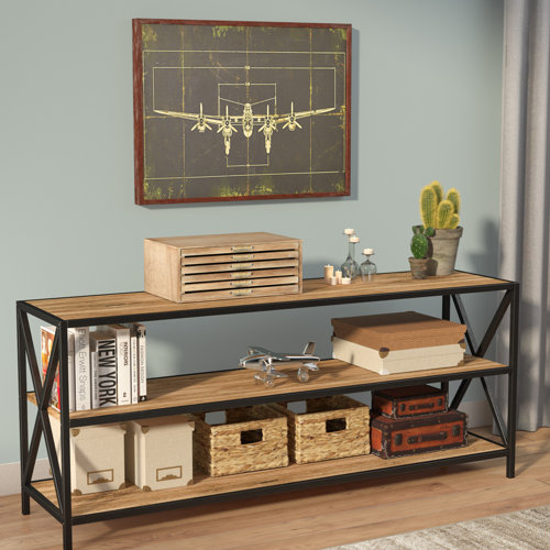 Media Etagere Bookcase AUGUSTUS von LOFTDESIGNS Recyceltes Holz