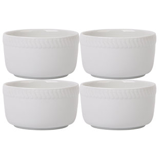 Marinex 4-Piece Square Bake Dish Set with Plastic Covers-Colors may Vary 