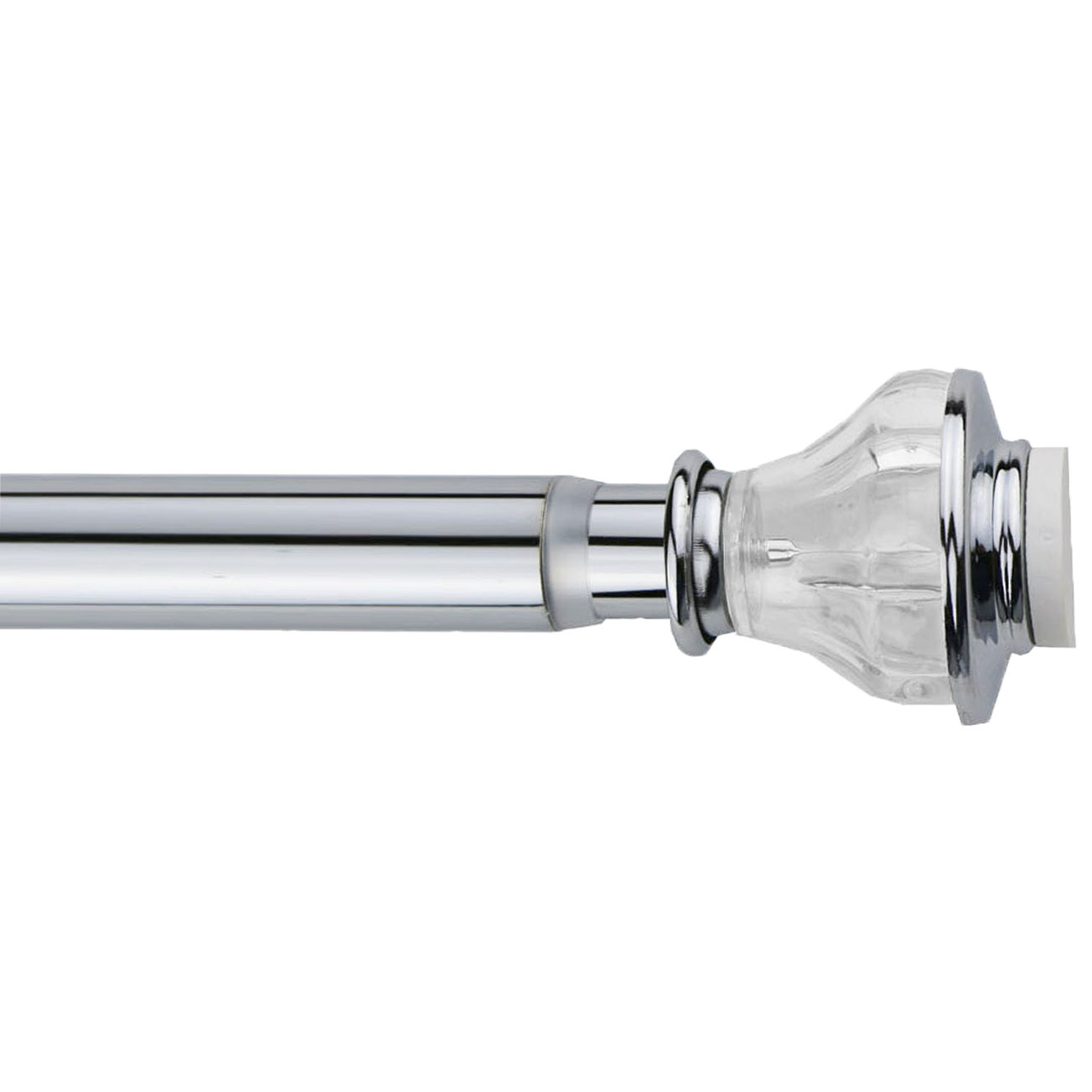 crystal shower rod