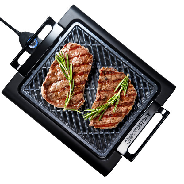 Granitestone Granite Stone Diamond Smokeless Indoor Non Stick Electric Grill Reviews Wayfair