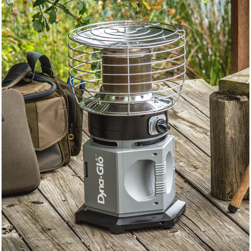 Dyna-Glo Portable Heater 18000 BTU Propane Gas Locking Casters Automatic Shutoff