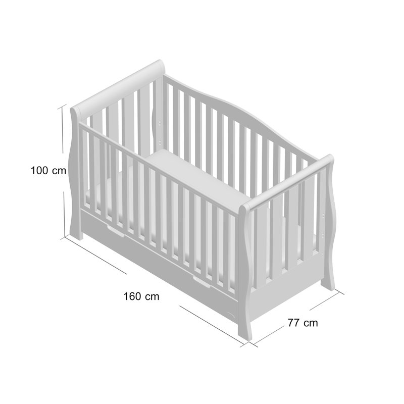 stamford luxe cot bed