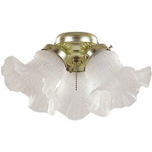 3-Light Branched Ceiling Fan Light Kit