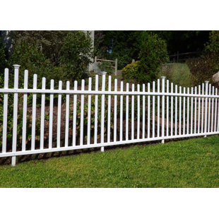 Zippity Outdoor Products Wayfair 3 5 H X 7 8 W Manchester Semi Permanent Fence Panel Set Of 2 By Zippity Outdoor Products