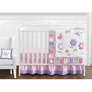butterfly lane crib bedding