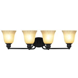 Gauss Transitional 4-Light Vanity Light