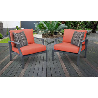 Ivy Bronx Benner Patio Chair With Cushions Wayfair