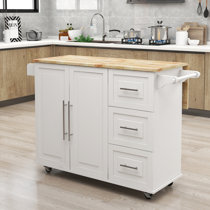 Kitchen carts with breakfast bars