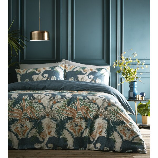 elephant print duvet cover