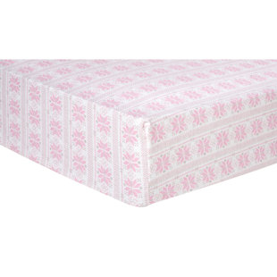 flannel fitted crib sheet