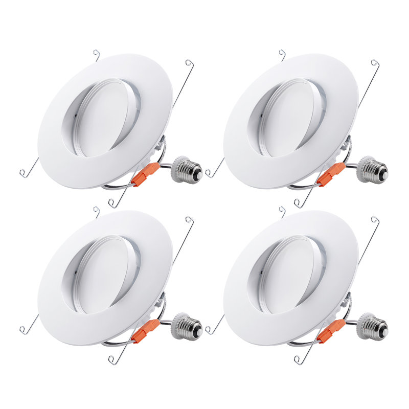 Torchstar Ts118 6 Remodel Led Retrofit Recessed Lighting Kit Wayfair