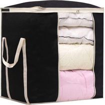 pillow b ComboCube Jumbo Zippered Storage Bag for Closet King Comforter quilt 