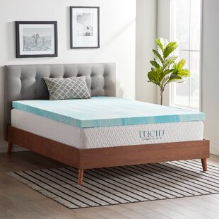 LUXURY SOFT BAMBOO 1 INCH MEMORY FOAM MATTRESS TOPPER PROTECTOR ALL SIZES 