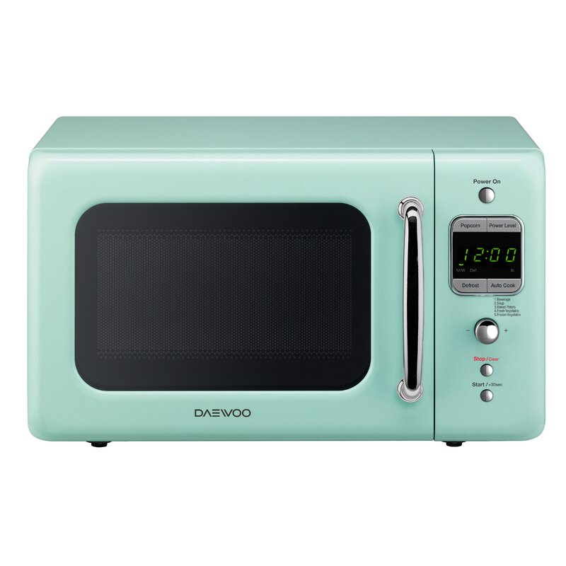 Daewoo Retro 18 0 7 Cu Ft Countertop Microwave Reviews Wayfair