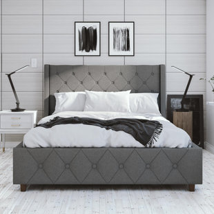 Go to store & view more images Mercer Upholstered Platform Bed by CosmoLiving by Cosmopolitan